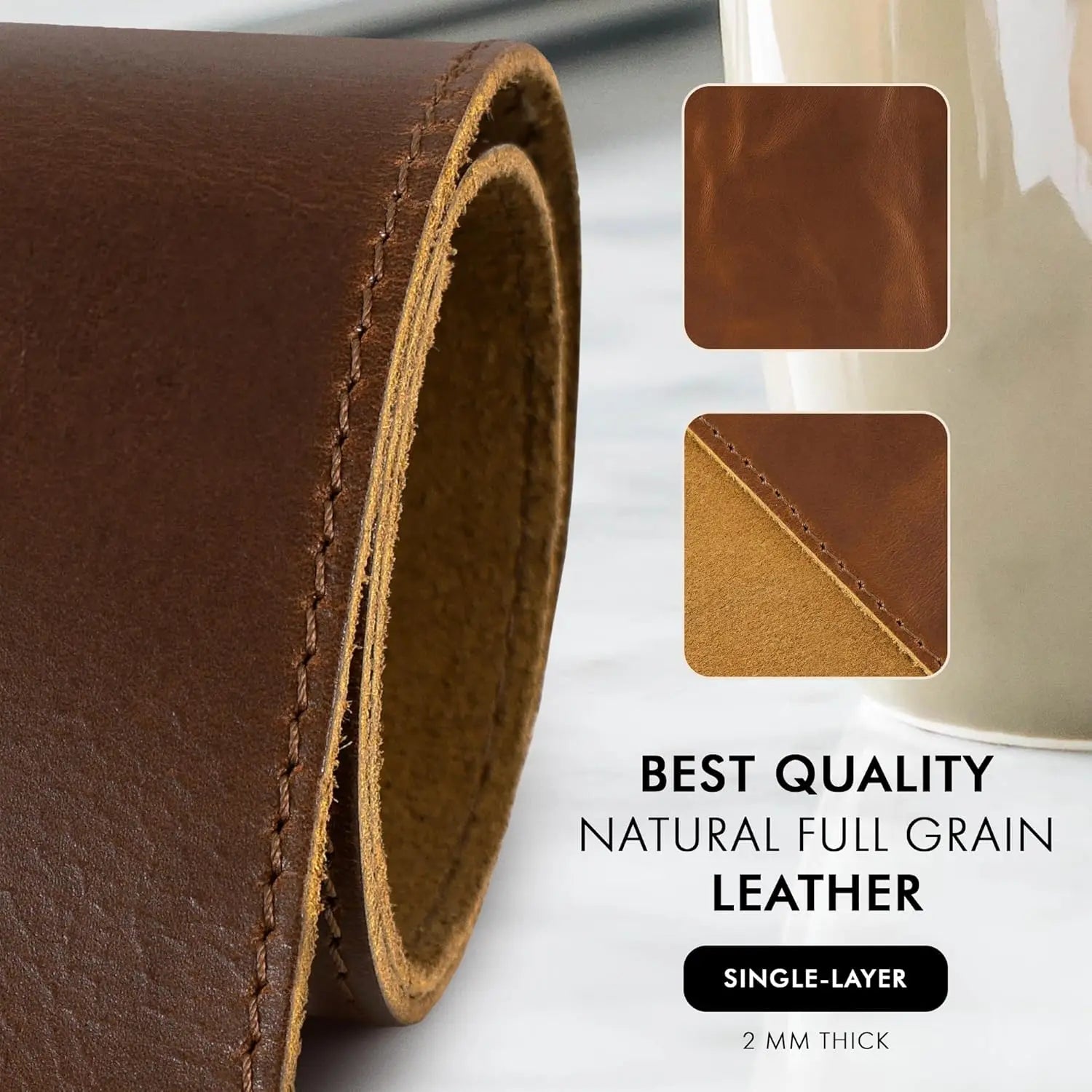 Real Leather Desk Mat