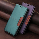 Magnetic Flip Leather Wallet Case with Stand for iPhone 16 Series