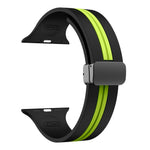 Textured Dual-Layer Band with Pin-and-Hole Adjustment for Apple Watch