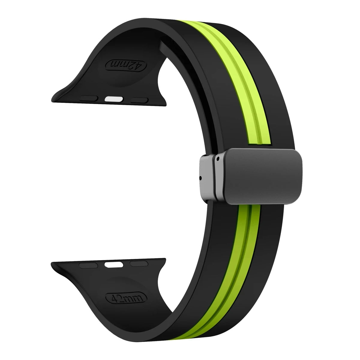 Textured Dual-Layer Band with Pin-and-Hole Adjustment for Apple Watch