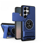 Samsung Galaxy S25 Series Protective Case with Lens Guard & Ring Stand