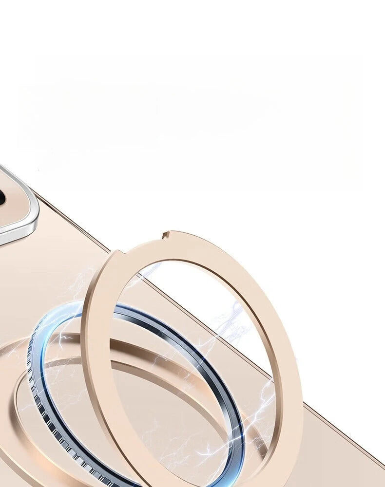 Luxury Business MagSafe Case with 360° Rotating Bracket for iPhone 17 Series