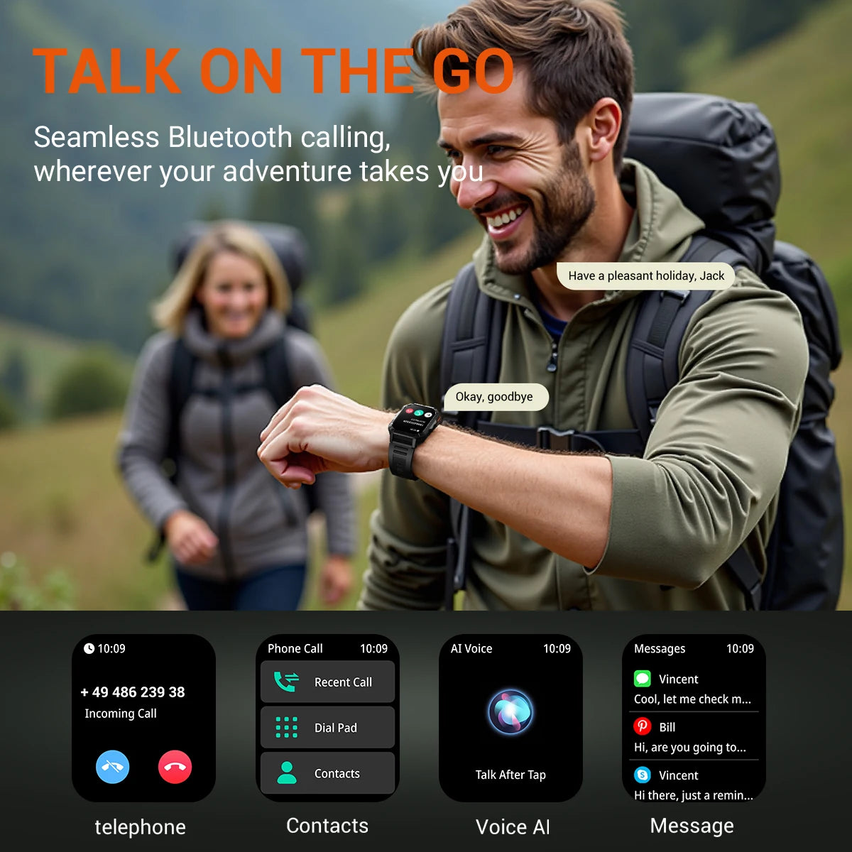 Blackview W70 Pro Outdoor Fitness Smartwatch