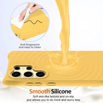 Ripple Pattern Liquid Silicone Case for Samsung Galaxy S26 Series