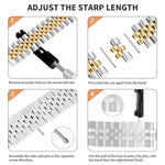 Premium Stainless Steel Metal Strap for Apple Watch