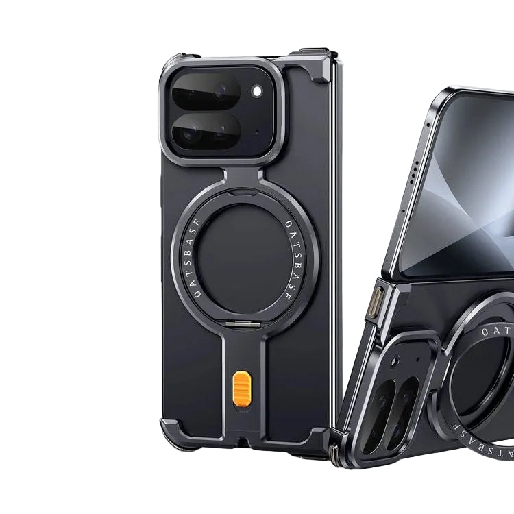 Google Pixel 10 Series Shockproof Bumper Case with 360° Rotating Stand