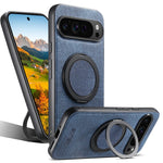 Google Pixel 9 Series Denim Magnetic Case with 360° Ring Bracket & Kickstand