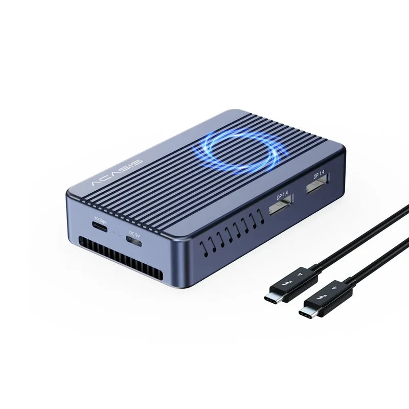 Acasis Thunderbolt-Compatible 6-in-1 USB-C Docking Station with 8K HDMI and SSD Enclosure