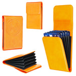 Premium Accordion Magnetic Leather Wallet