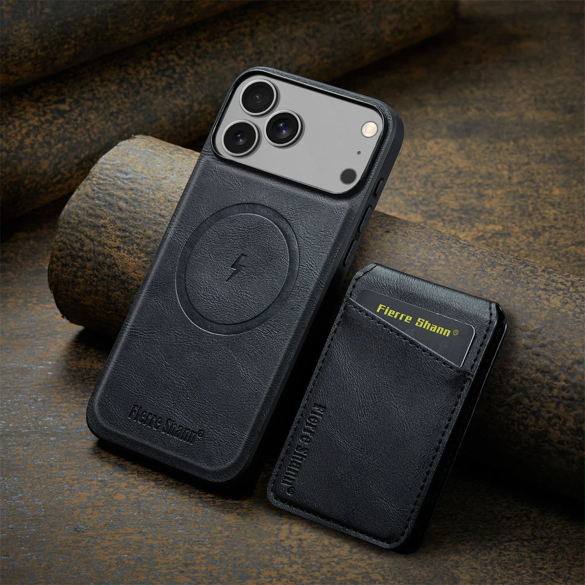 2-in-1 Detachable Magsafe Leather Wallet Case for iPhone 17 Series