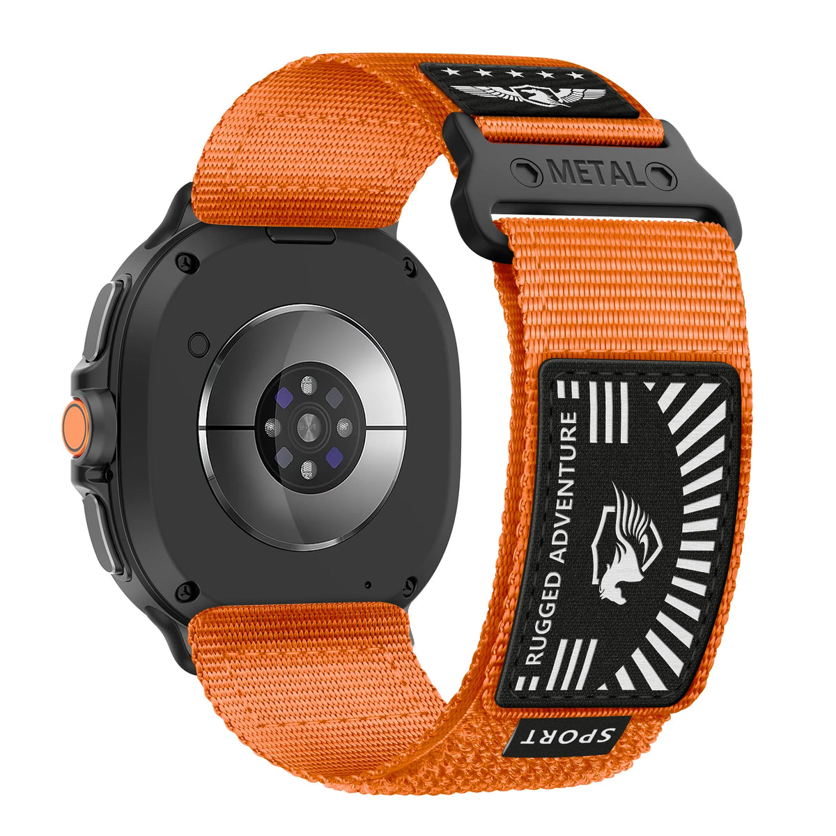Woven Nylon Watch Strap with Metal Slide Buckle for Samsung Galaxy Watch 9