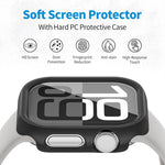 Hollow PC Bumper Case with Screen Protector for Apple Watch