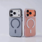 Shockproof Matte Translucent MagSafe Case with Metal Lens Protection for iPhone 17 Series