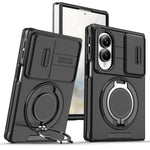 Heavy Duty PC+TPU Case with Rotating Ring Magnetic Car Mount Bracket for Samsung Galaxy Z Fold 8