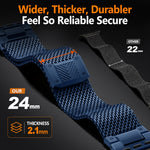 Stainless Steel Mesh Band with Magnetic Buckle for Apple Watch
