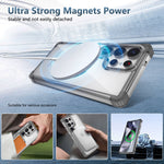 Clear Acrylic Magnetic Case with Airbag Corners for Samsung Galaxy S26 Series