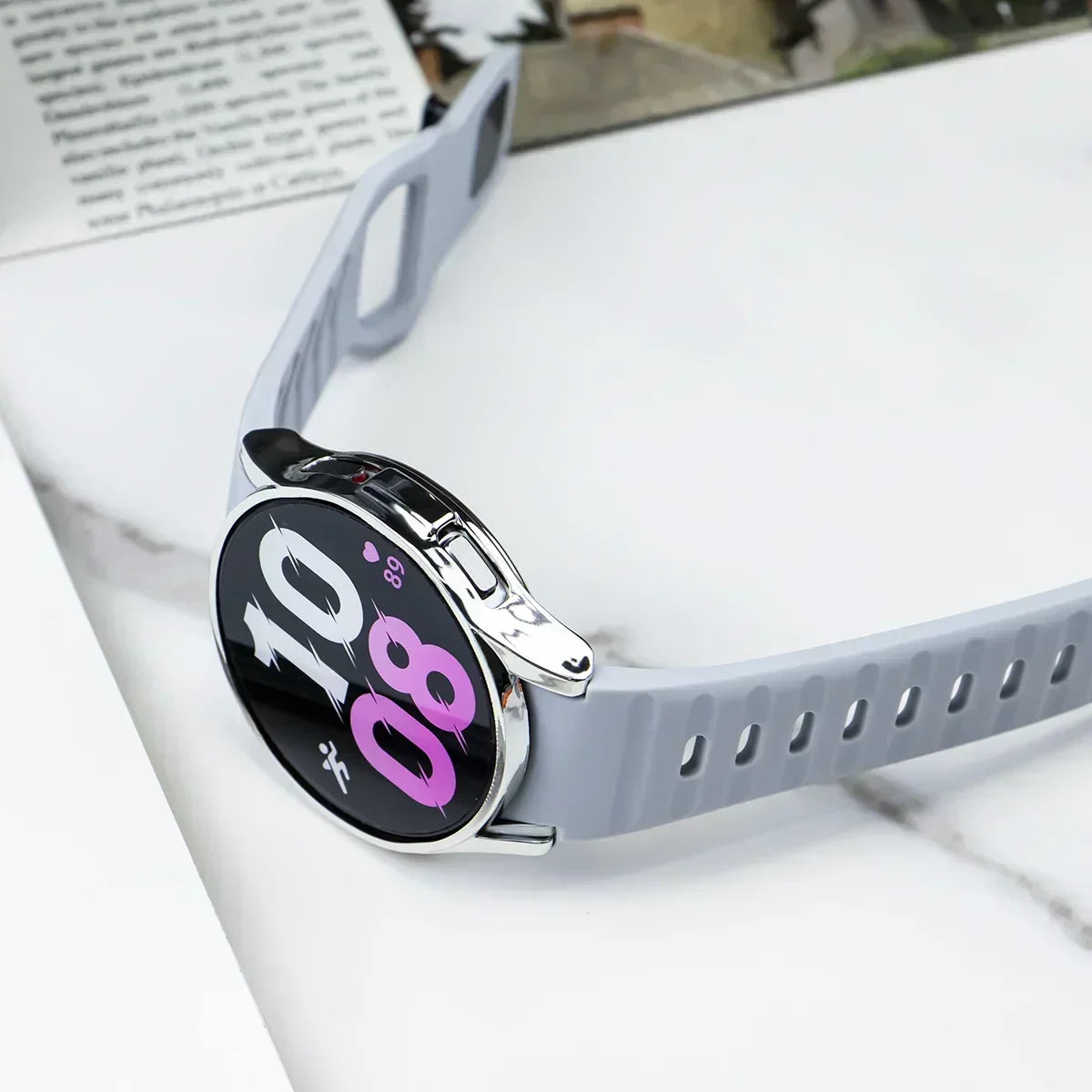 Silicone Band + TPU Protector Case for Samsung Galaxy Watch 6 and Galaxy Watch 6 Classic