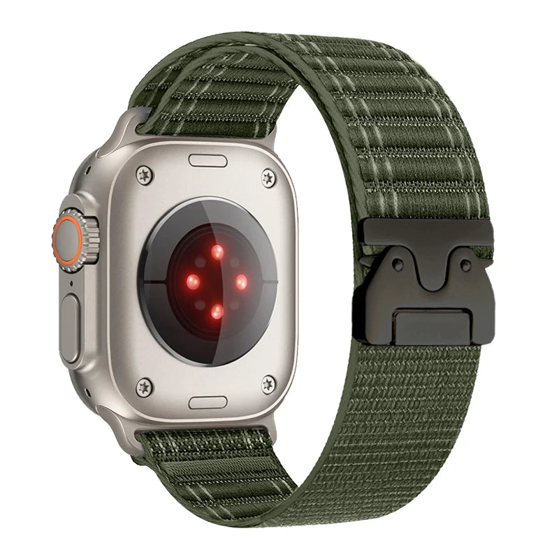 Stretchable Nylon Solo Loop Strap for Apple Watch