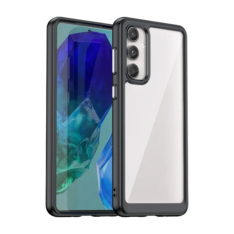 Transparent TPU Bumper Case With Camera Ring for Samsung Galaxy A57