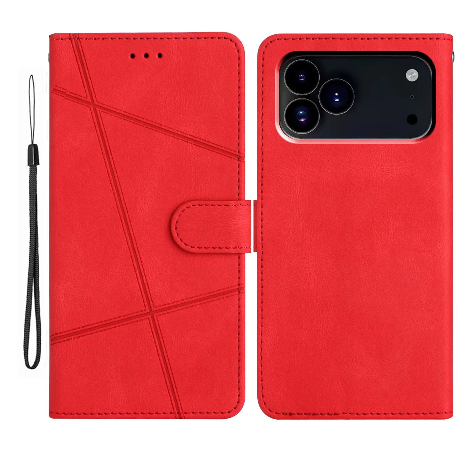 Business Flip Leather MagSafe Wallet Case with Kickstand for iPhone 17 Series