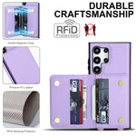 Premium Crossbody Leather Wallet Case for Samsung Galaxy S25 Series