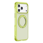 Matte Translucent Bumper Case with 360° Rotating MagSafe Ring Stand for iPhone 18 Series