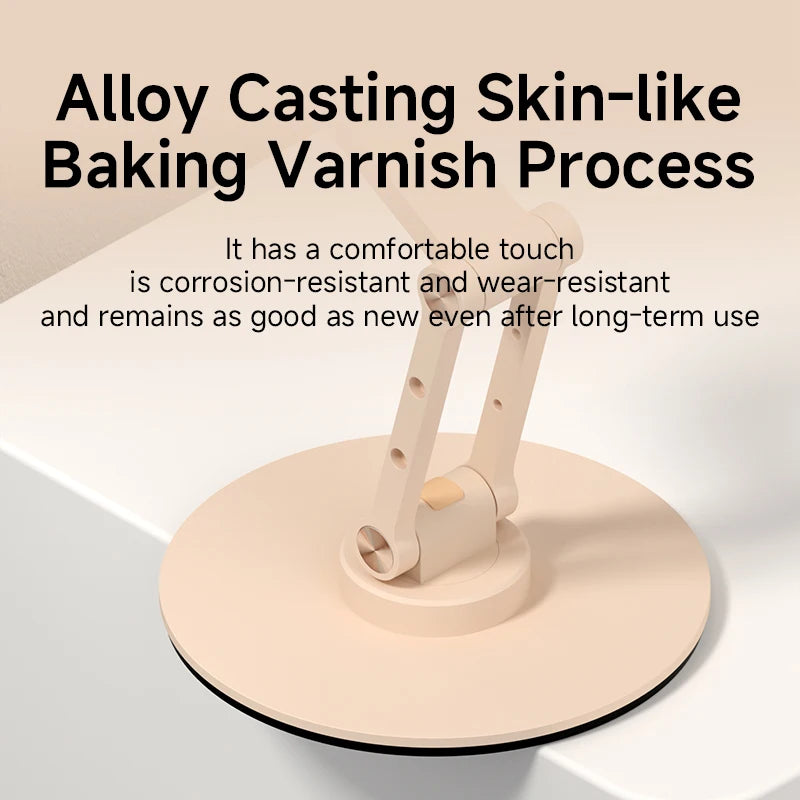 Magnetic Phone Stand with 360° Rotation and Adjustable Height