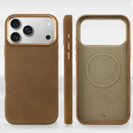Premium Shockproof Leather MagSafe Case for iPhone 17 Series