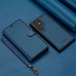 Leather Case with Detachable Wallet for Samsung Galaxy S24 Series