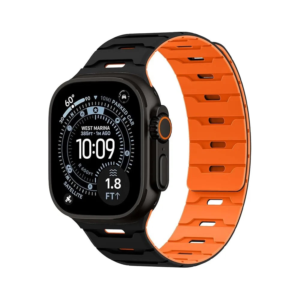 Soft Silicone Magnetic Strap for Apple Watch