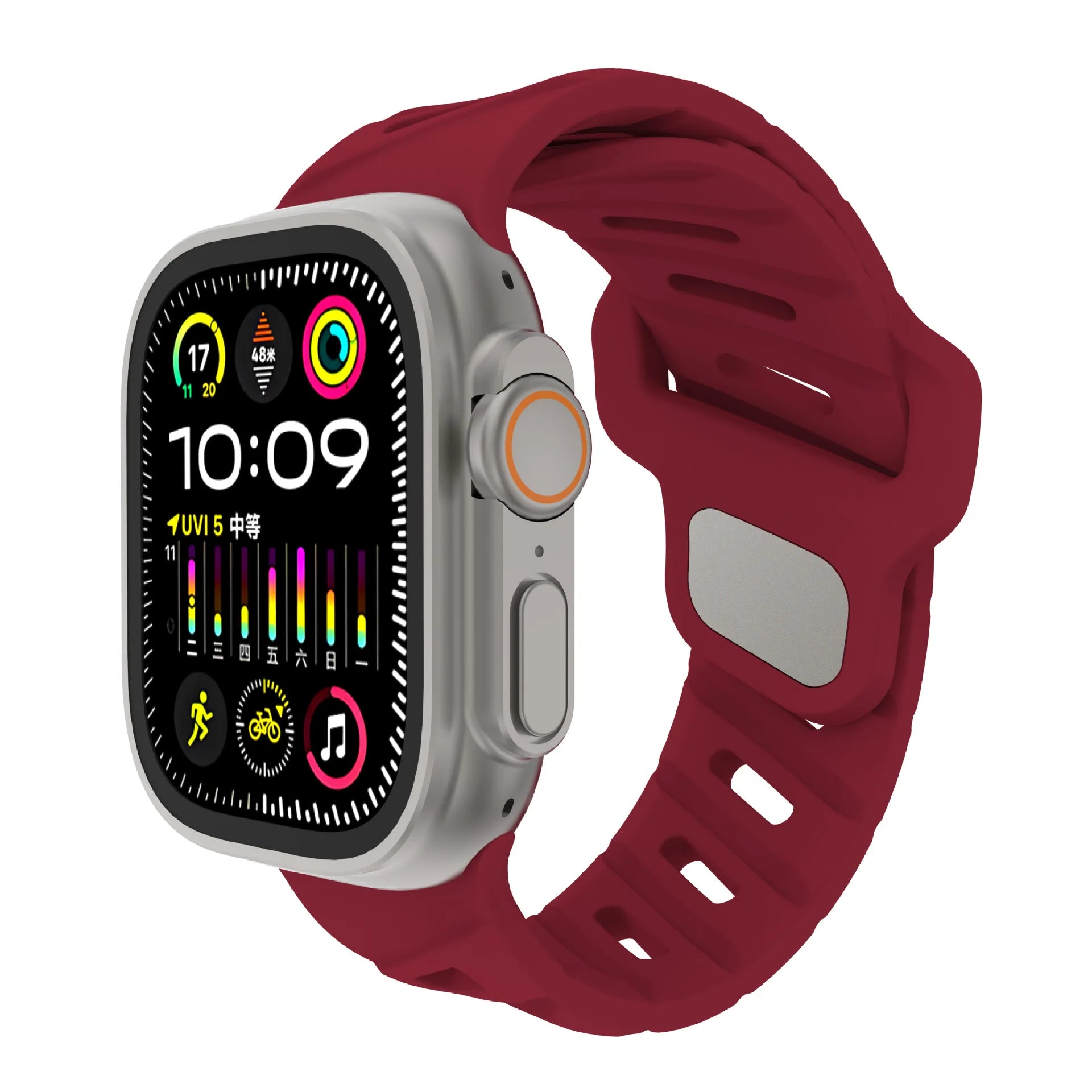 Premium Sport Silicone Strap for Apple Watch