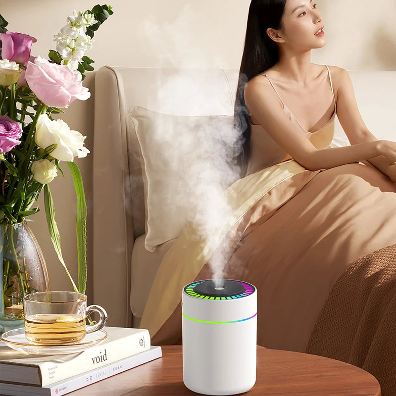 KEBIDUMEI 180ml Aromatherapy Mist Maker USB Car Air Humidifier