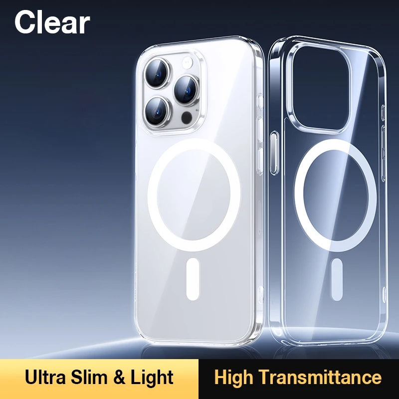 Slim Clear MagSafe Case for iPhone 16 Series