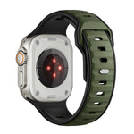 Perforated Silicone Sport Band with Ventilation Holes for Apple Watch