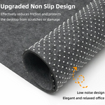 Extended Felt Desk Pad With Non-Slip Base