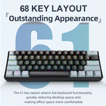 APAYADO K61 60% Portable Mechanical Keyboard