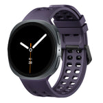 Perforated Silicone Watch Band with Quick-Release Tab for Samsung Galaxy Watch Ultra 2