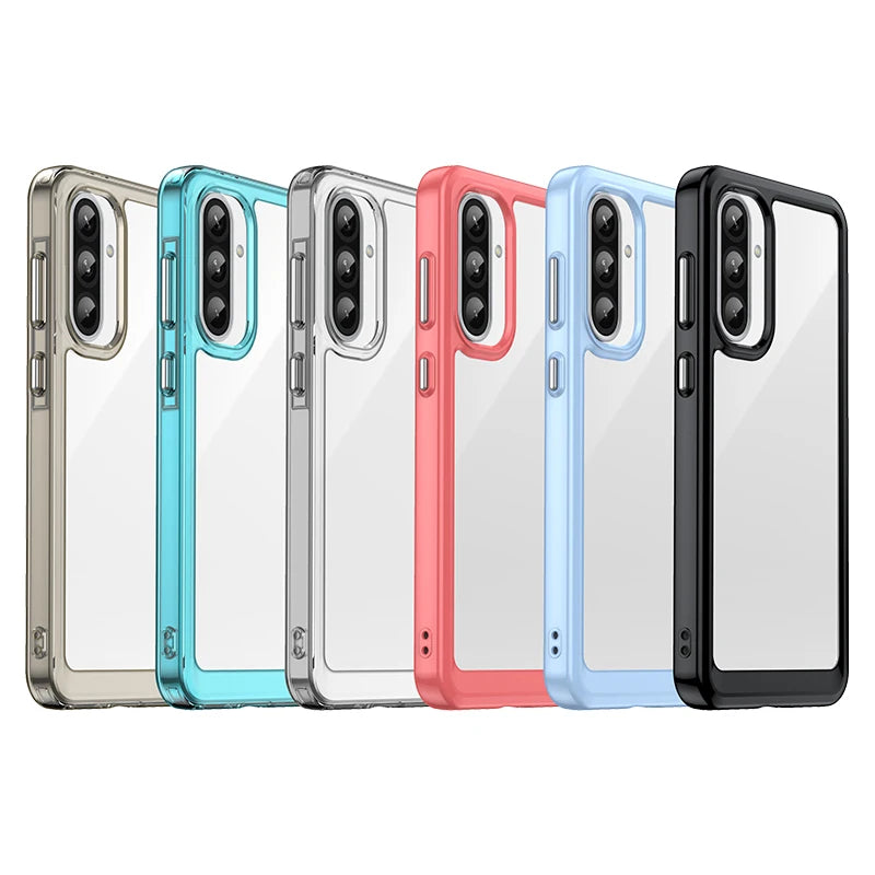 Samsung Galaxy A36 Clear Hard Case with Translucent Back Shell