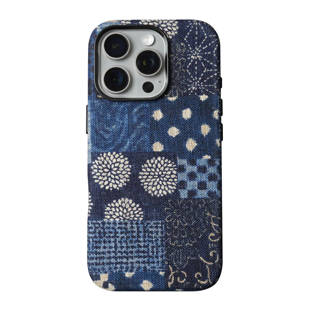 Premium Retro Japanese Cotton MagSafe Case for iPhone 17 Series