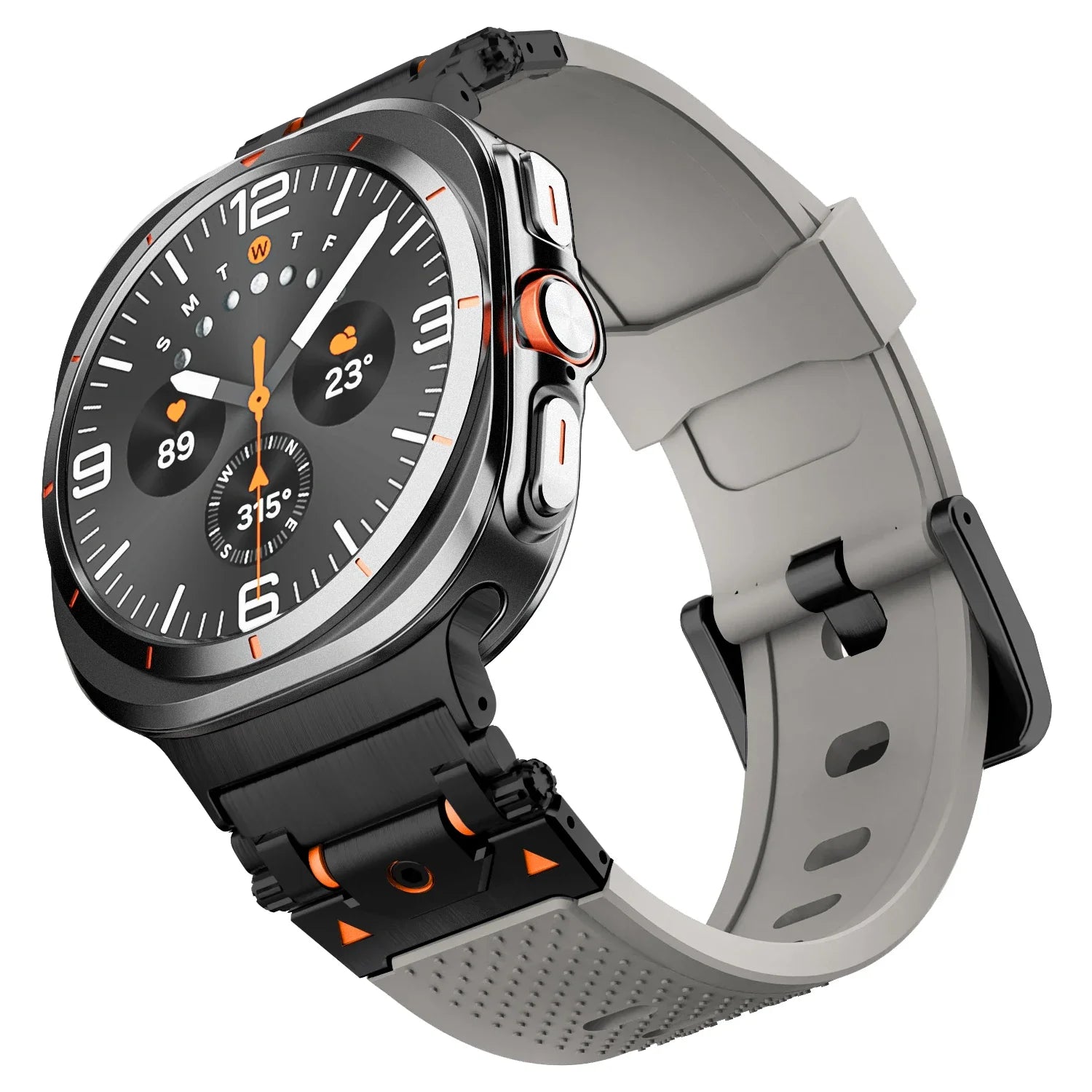 Rugged TPU Silicone Band for Samsung Galaxy Watch Ultra