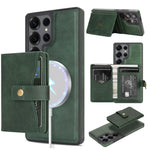 Luxury 2-in-1 Magnetic Leather Wallet Case for Samsung Galaxy S24 Series