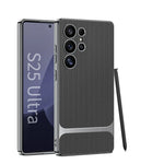 Woven Texture Leather Case for Samsung Galaxy S25 Ultra