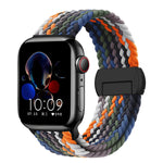 Stretchable Braided Solo Loop with Magnetic Closure for Apple Watch
