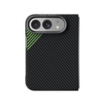 Water-Resistant Carbon Fiber MagSafe Case with Raised Camera Protection for iPhone Duo
