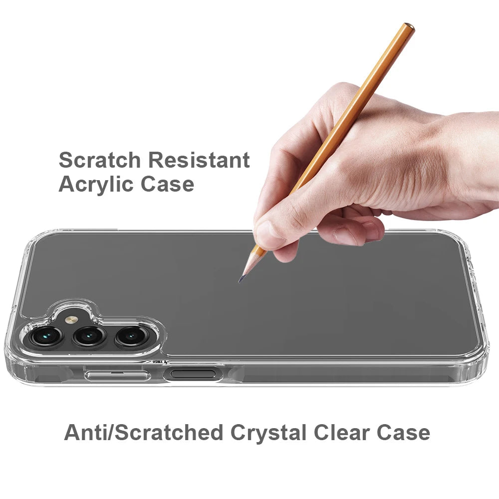 Clear Acrylic Protective Case for Samsung Galaxy A27