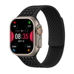 Perforated Silicone Band with Magnetic Closure for Apple Watch
