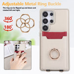 Crossbody Leather Wallet Case & Kickstand for Samsung Galaxy S25 Series