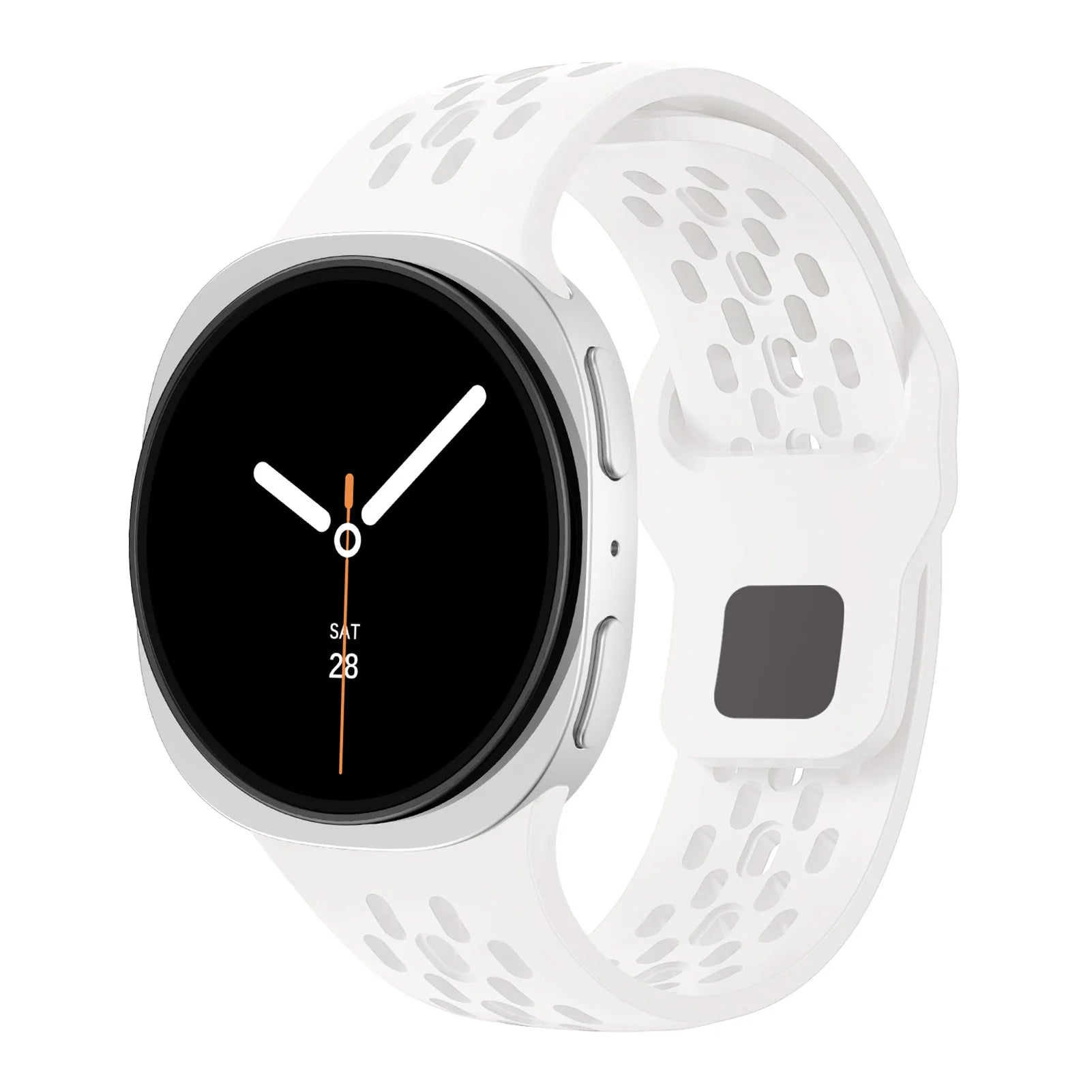 Breathable Rubber Wristband for Samsung Galaxy Watch 8 & Galaxy Watch 8 Classic