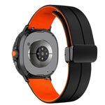 Silicone Magnetic Buckle Strap for Samsung Galaxy Watch 8 /  Galaxy Watch 8 Classic