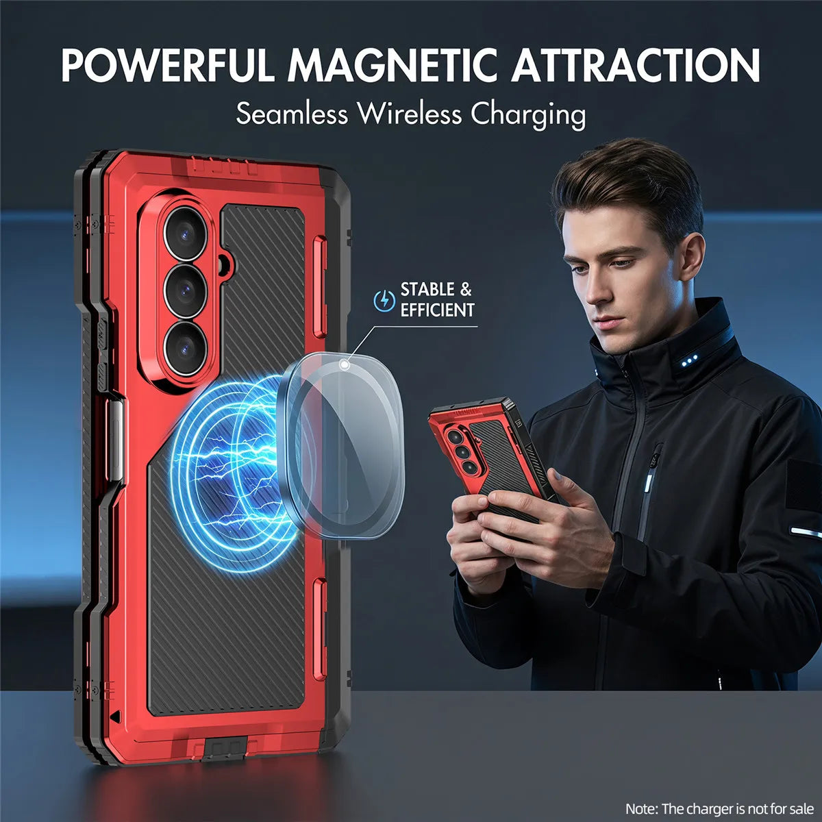 Aerospace-Grade Aluminum Case with Hinge Guard for Samsung Galaxy Z Fold 8 Ultra